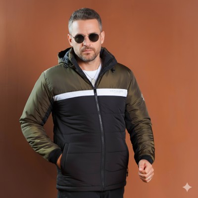 ইউএস পোলো এক্সপোর্ট ইনসুলেটেড জ্যাকেট (অলিভ ব্ল্যাক)