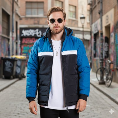 ইউএস পোলো এক্সপোর্ট ইনসুলেটেড জ্যাকেট (পেট্রোল ব্ল্যাক)