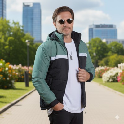 ইউএস পোলো এক্সপোর্ট ইনসুলেটেড জ্যাকেট (পেস্ট ব্ল্যাক)