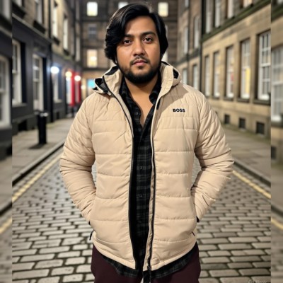 এক্সপোর্ট হুগো বস্ ব্র্যান্ডের জেকেট(বিস্কিট কালার)