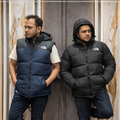 North face Full Sleeve Black  +  Half Sleeve north face Nevy Free(Cod-5000)
