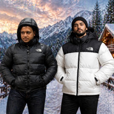 North face Full Sleeve Black+White(Cod-901)