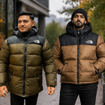 North face Full Sleeve olive+khaki(Cod-907)