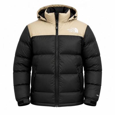 Export Insulated Minus Down Jacket(Colour-Creem Black Mix)