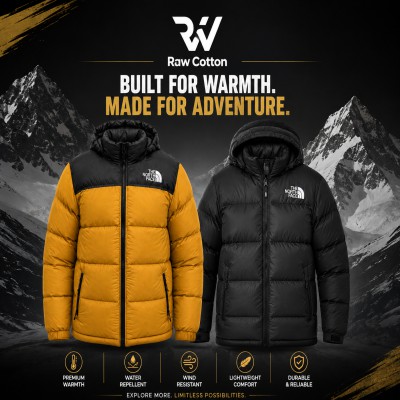 Export Insulated Minus Down Jacket(Colour-Khaki+Black)