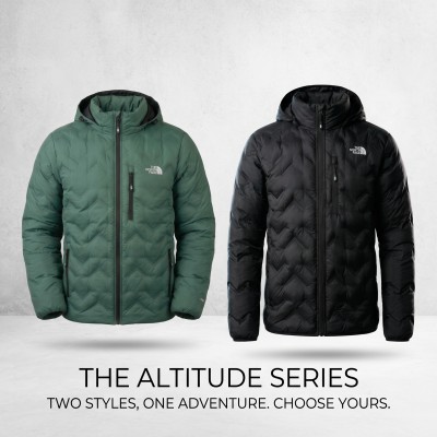 TNF 800 Duck Down Classic Series Jacket ( Colour- Pest+Black)