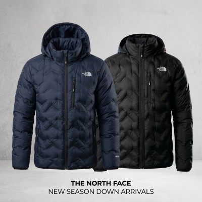 TNF 800 Duck Down Classic Series Jacket ( Colour-Nevy+Black)