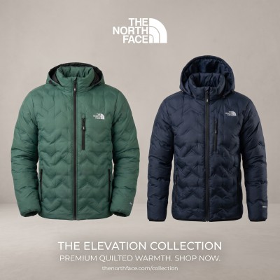 TNF 800 Duck Down Classic Series Jacket ( Colour-Pest+Nevy)